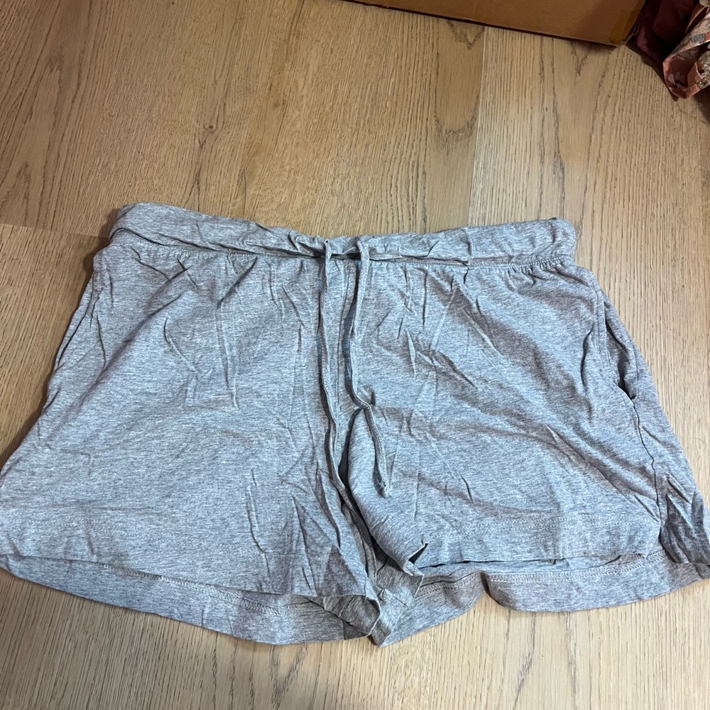Jockey Gray Athletic Shorts with Elastic Waistband